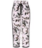 Diane Von Furstenberg Lulu Floral Silk Wide-leg Pants