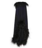 Saint Laurent Feather-trimmed Dress