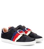 Gucci Ace Embellished Satin Sneakers