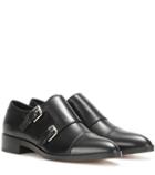 Gianvito Rossi Dover Leather Monk Shoes