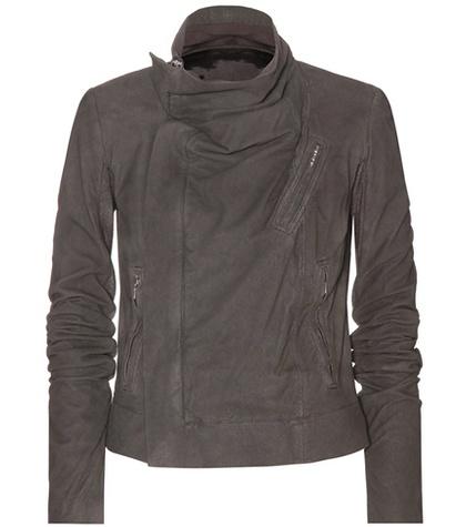 Victoria Beckham Classic Biker Suede Jacket