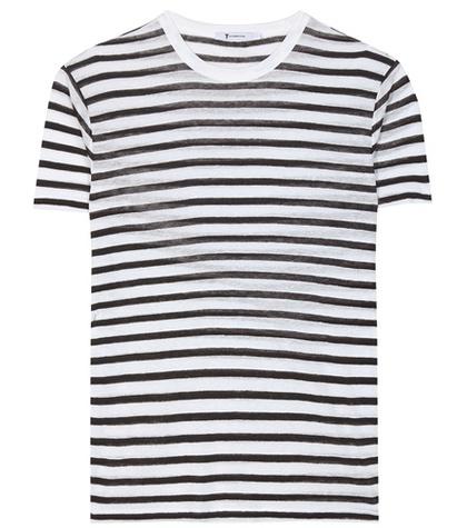 T By Alexander Wang Striped Jersey T-shirt