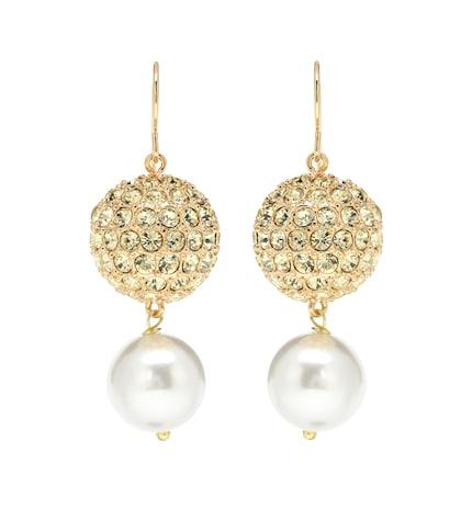 Erdem Crystal Sphere Earrings