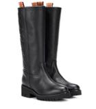 Jimmy Choo Embossed Leather Boots