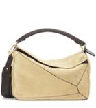 Loewe Puzzle Suede Shoulder Bag