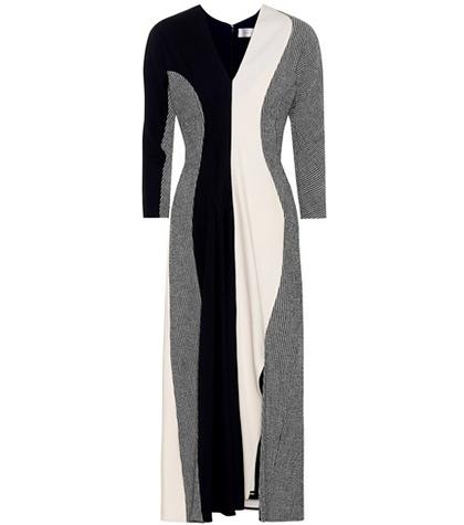 Victoria Beckham Stretch-wool Midi Dress