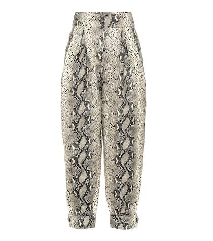 Coach Snakeskin-printed Pants
