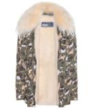 Army By Yves Salomon Fur-lined Printed Parka