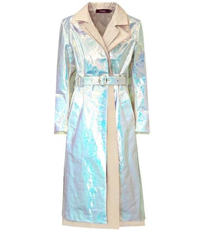 Sies Marjan Devin Iridescent Trench Coat