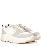 Eytys Jet Combo Suede And Leather Sneakers