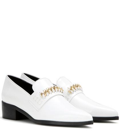 Stella Mccartney Embellished Faux Leather Loafers