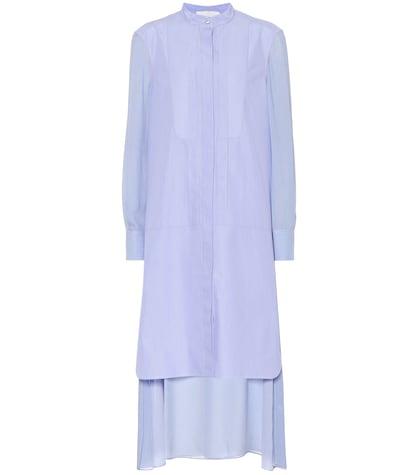 Chlo Striped Midi Shirt Dress