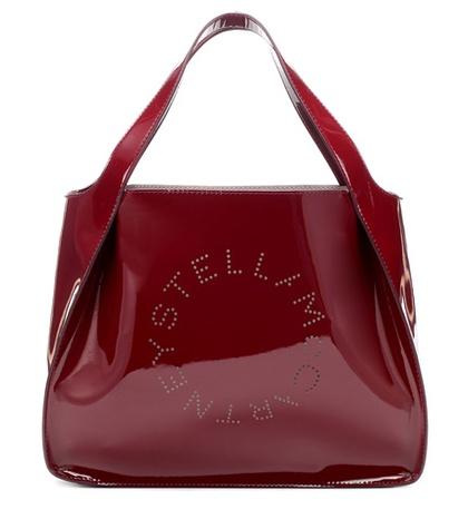 Stella Mccartney Stella Logo Patent Tote