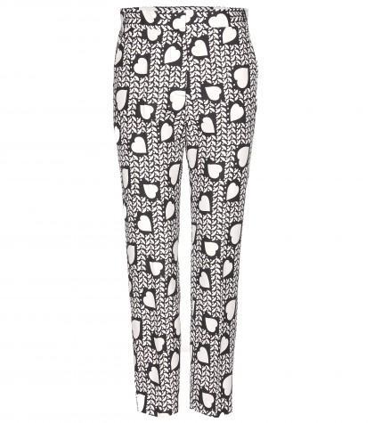 Stella Mccartney Printed Silk Trousers