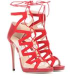 Jimmy Choo Dani 120 Suede And Leather Sandals