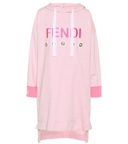Fendi Exclusive To Mytheresa.com – Embellished Sweatshirt Dress