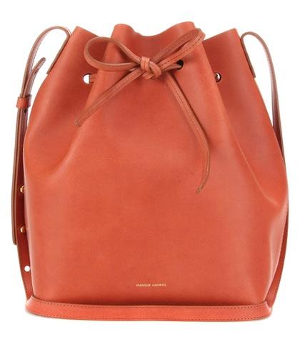 Mansur Gavriel Bucket Leather Crossbody Bag