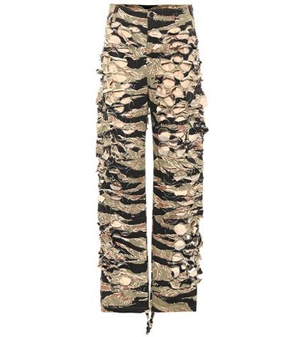 Vetements Deconstructed Cotton Pants