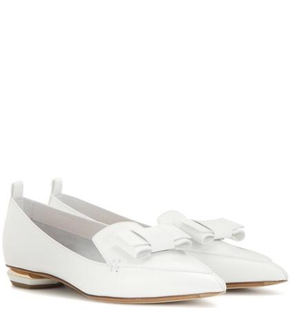 Nicholas Kirkwood Bow Beya Leather Loafers