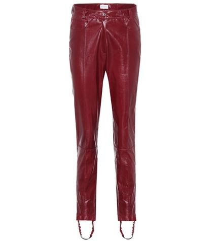 3.1 Phillip Lim Benson Leather Stirrup Trousers