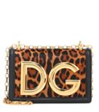 Dolce & Gabbana Dg Girls Calf Hair Shoulder Bag