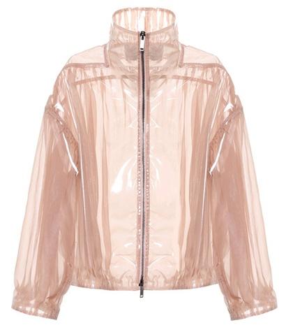 Burberry Coated Silk Bomber Jacket