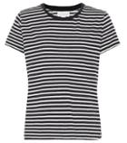 Velvet Hadley Striped Cotton-blend T-shirt