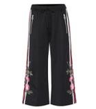 Gucci Embroidered Wide-leg Trousers
