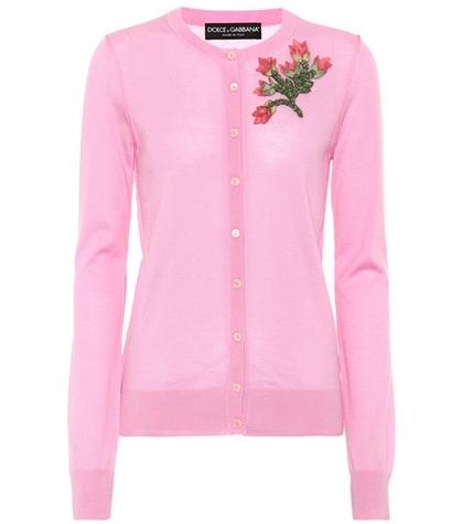 Tabitha Simmons Embellished Cashmere Cardigan