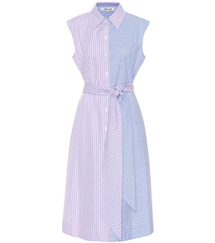 Rag & Bone Sleeveless Striped Cotton Dress