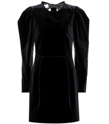 Valentino Bow Back Velvet Dress