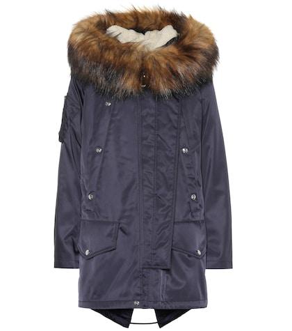 Burberry Faux Fur-trimmed Parka