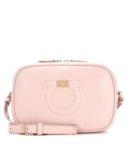 Salvatore Ferragamo City Goncho Camera Leather Shoulder Bag
