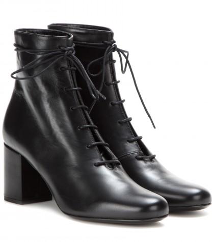 Saint Laurent Leather Ankle Boots