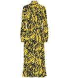 N21 Printed Crêpe Midi Dress