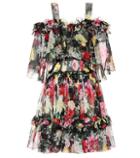 Dolce & Gabbana Floral-printed Silk Chiffon Dress