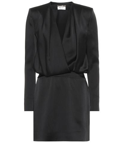 Saint Laurent Satin Minidress