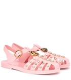 Gucci Crystal-embellished Jelly Sandals