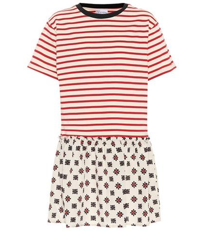 Redvalentino Mixed Print T-shirt Dress