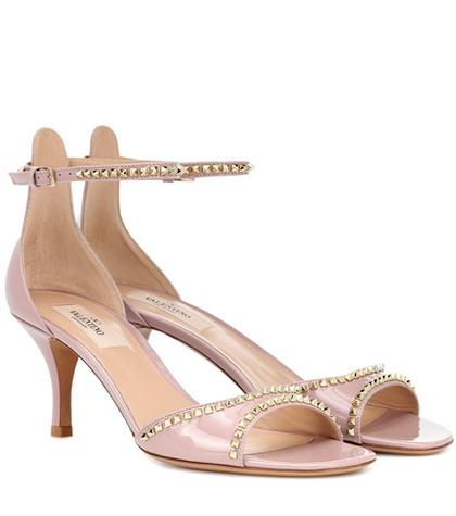 Magda Butrym Valentino Garavani Rockstud No Limit Patent Leather Sandals