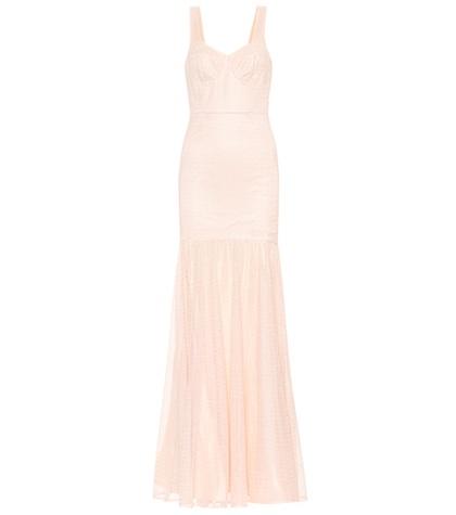 Rebecca Vallance Avignon Embroidered Lace Gown