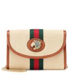 Gucci Rajah Mini Canvas Shoulder Bag