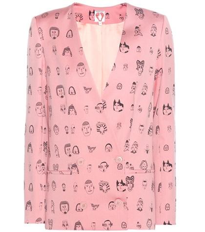 Shrimps Vera Wool Printed Blazer