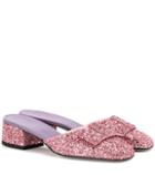 Tabitha Simmons Harper Glitter Mules