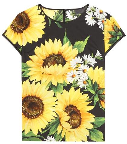 The Row Printed Cotton Blouse