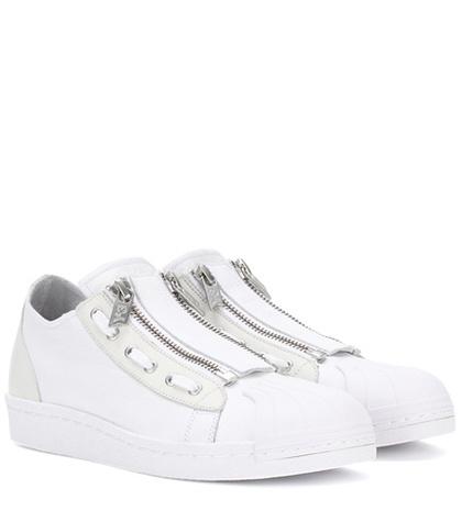 Y-3 Super Zip Leather Sneakers