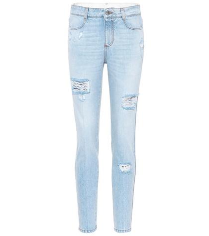 Stella Mccartney Distressed Skinny Jeans