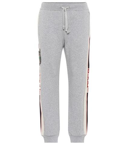 Gucci Embellished Cotton Trackpants