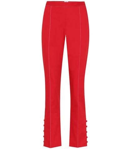 Rosie Assoulin Oboe Cropped Cotton Trousers