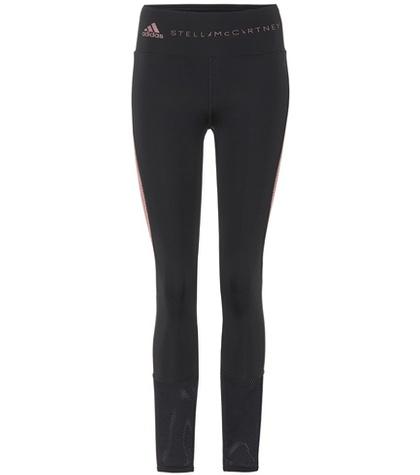 Adidas By Stella Mccartney Train Mesh-panelled Leggings